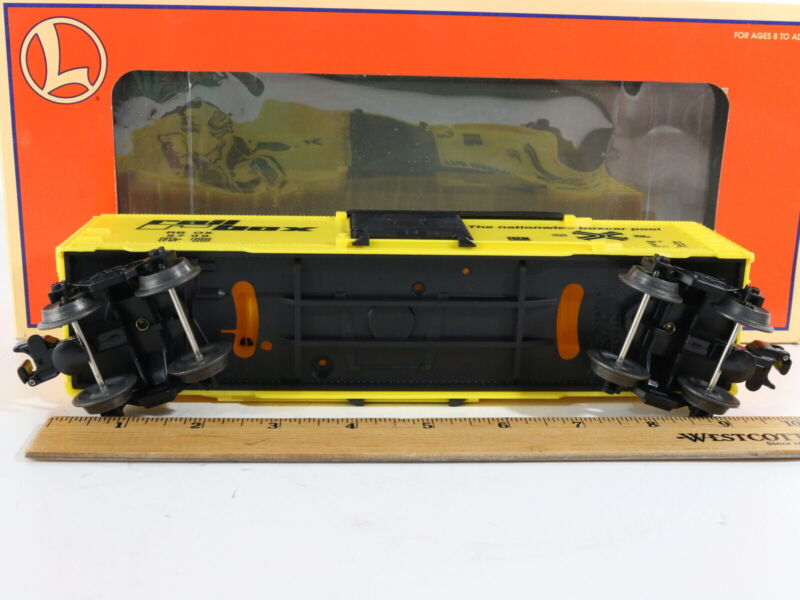 Railbox RBOX 9700 Starter Single Door Boxcar Yellow Lionel O 6-26240