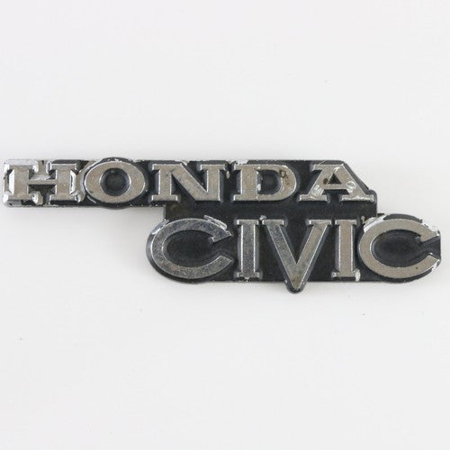  Honda Civic Automobile Badge Nameplate 5.5"