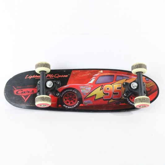 Cars Lightning Mcqueen Disney Pixar Vintage Wood 21��� Skateboard 2006