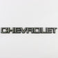  1980s-90s Chevrolet GM Silver Black Plastic Emblem Badge 9.75"