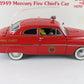 1949 Mercury Fire Chiefs Car Red Danbury Mint 1:24 Diecast Model