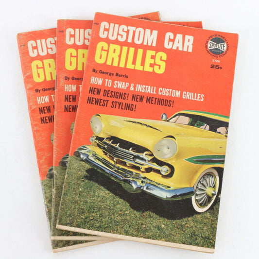 Lot Of 3 Custom Car Grilles George Barris Spotlite 506 Car Magazines 1961