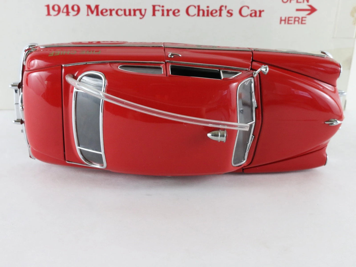 1949 Mercury Fire Chiefs Car Red Danbury Mint 1:24 Diecast Model