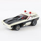 Aurora AFX Chevy Vega A12 Police Black White Slotless HO Slot Car