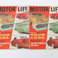 Lot Of 5 Motor Life Magazines Vintage Car Mar May Jun 1959 35c