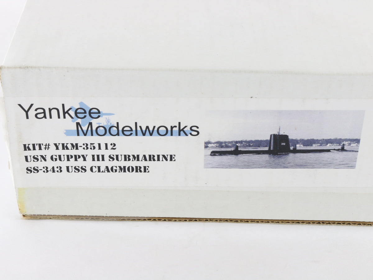 Clagmore SS-343 Guppy III Submarine Yankee Modelworks 1:350 YKM-35112 Resin Kit