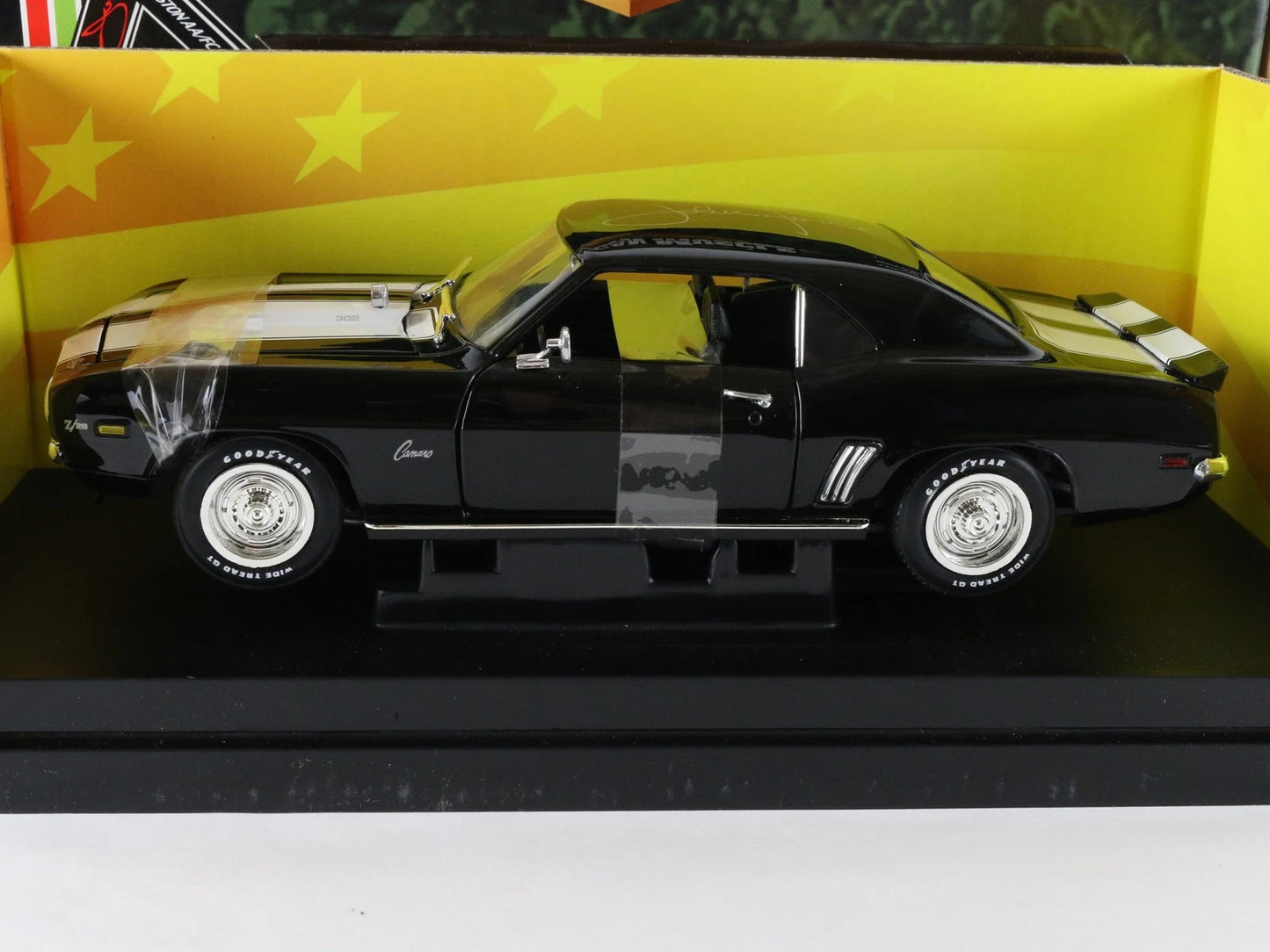 1969 Chevy Camaro SS Black John Force Signed American Muscle ERTL 1:18 1 Of 2496