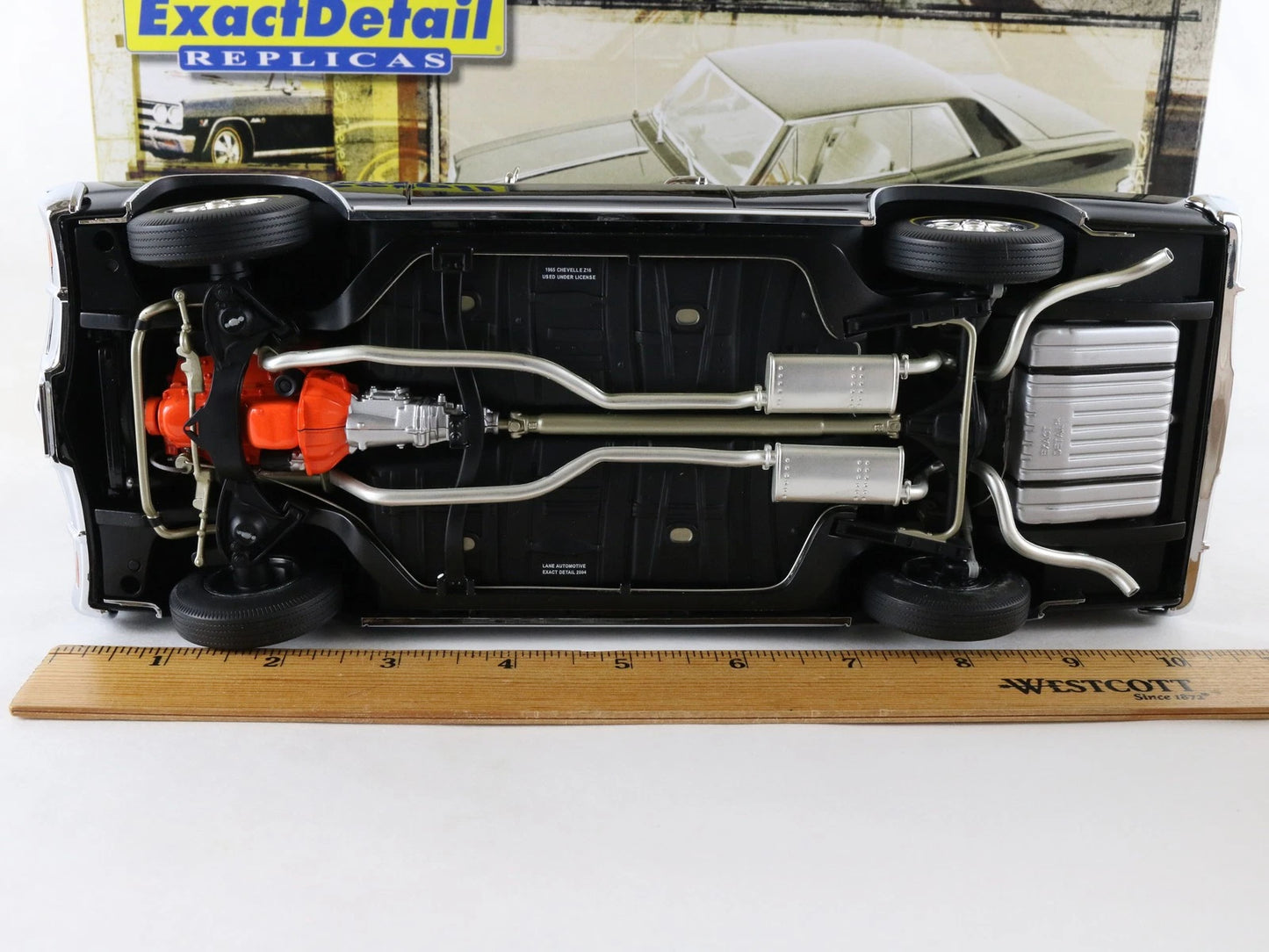 1965 Chevy Chevelle Z16 Black Exact Detail 1:18 Diecast 743/1220 WCC505a LN +Box
