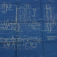 Pullman Car Manufacturing Buffer Casting Train Blueprint 25-e-84 9-27-1933 42.5"