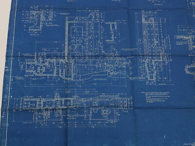 Pullman Car Manufacturing Buffer Casting Train Blueprint 25-e-84 9-27-1933 42.5"