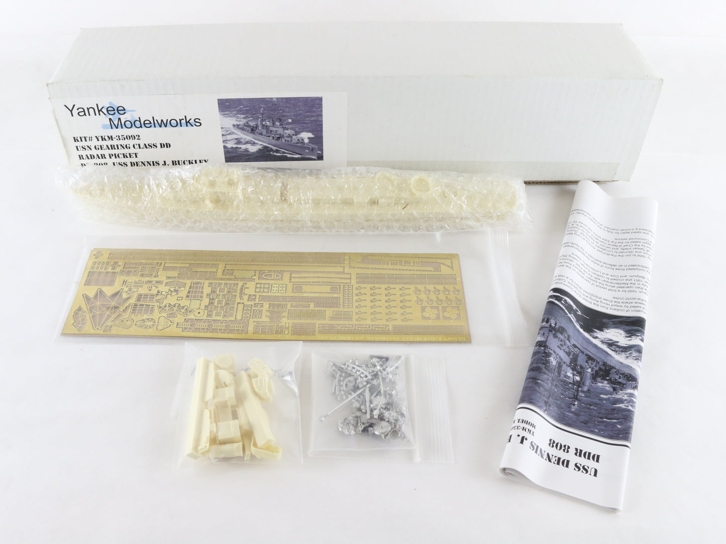 USS Dennis J Buckley DD-808 Radar Picket Yankee 1:350 Modelworks Kit YKM-35092