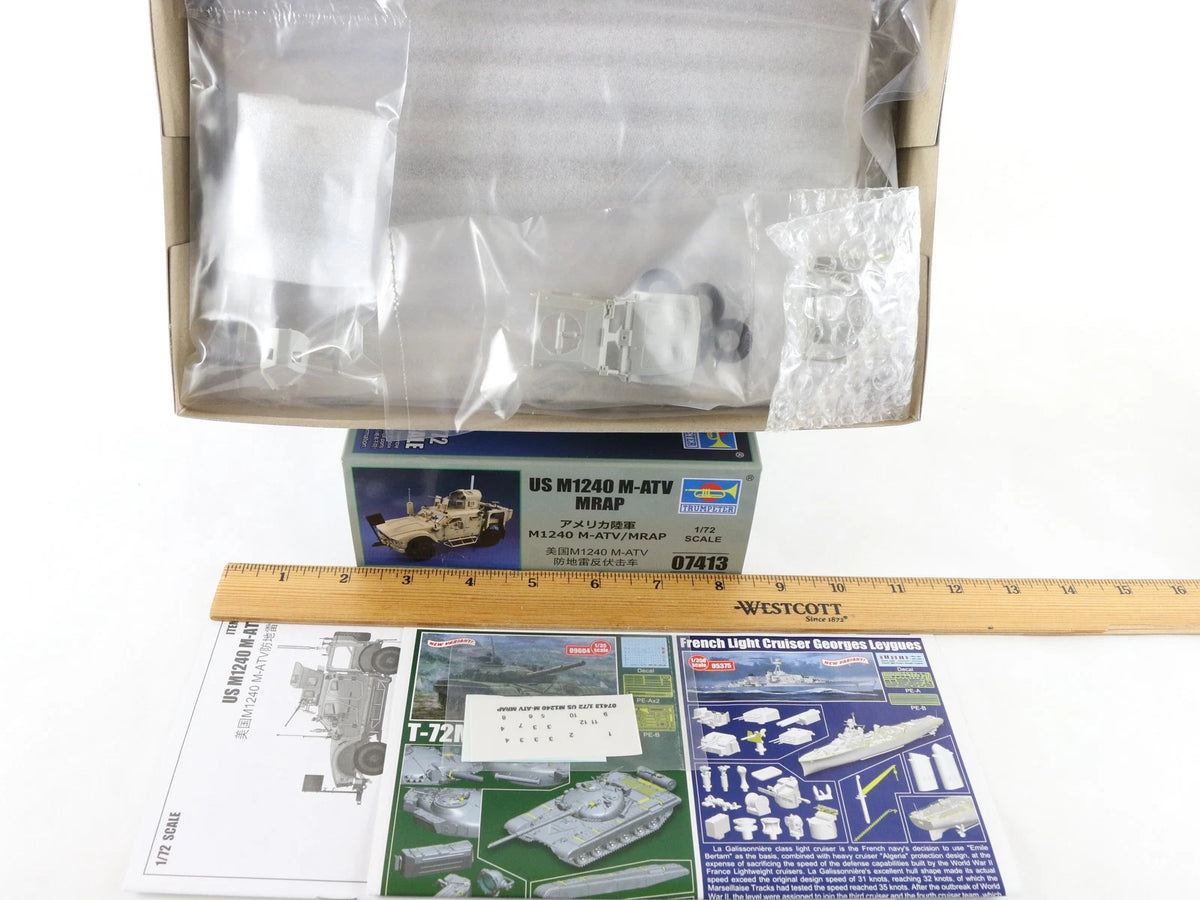 M1240 M-ATV Mrap Armored Vehicle Oshkosh Trumpeter 1:72 07413 Military Kit