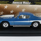 ERTL American Muscle 1:18 1970 Chevy Camaro Baldwin Motion Blue Diecast 36673