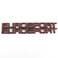 Lot Of 2 Chevy Eurosport Black Red Plastic Emblem Badges 10.5"