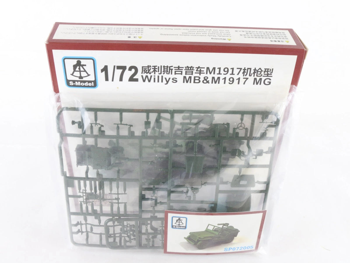 Willys MB & M1917 MG Truck Limited Edition S-Model 1:72 SP072005 Military Kit
