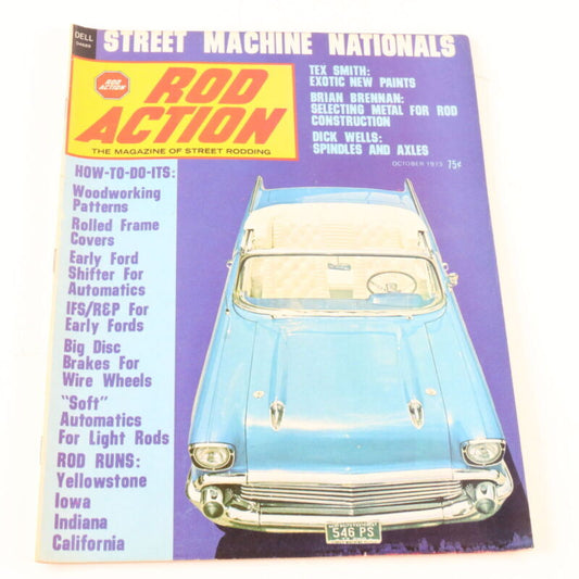 Rod Action Magazine Of The Street Rodding Machine Nationals October 1973