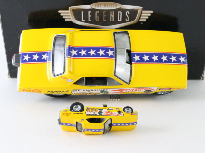 1970 Plymouth Barracuda SNAKE Prudhomme Hot Wheels Legends 1:24 1:64 17824 A3316