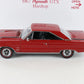 1967 Plymouth GTX Hardtop Red & Black Danbury Mint 1:24 Diecast Model Car