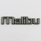  Chevy OEM Malibu Chrome & Black Automobile Emblem Badge 5.75"