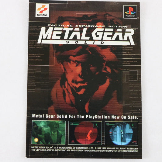 Metal Gear Solid Trading Card Sniper Wolf Checklist Konami Playstation