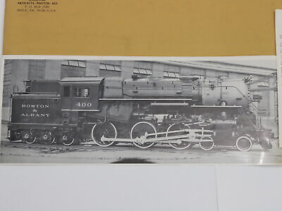 Vintage Boston & Albany John A Rebsamen Locomotive 4-6-6T Photo TTOS Paper 21.5"