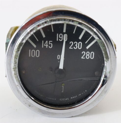 Stewart Warner Vintage Hot Rod Oil Pressure Gauge 465 12v 82115 W3