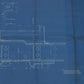 NYC Section Through Kitchen Full Size Dining Car Passenger Blueprint 1925 54.25"