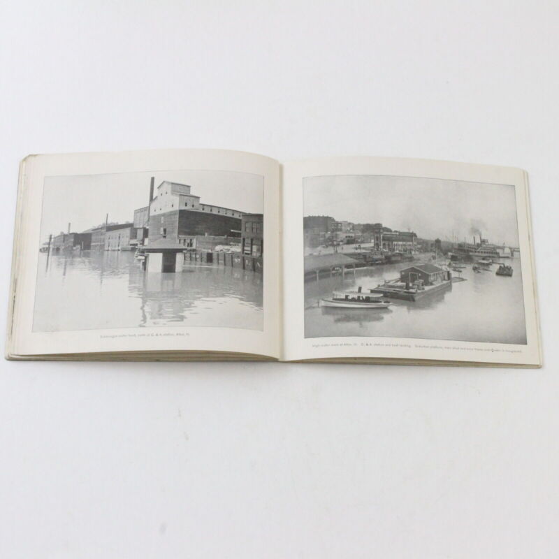 The Flood Of 1903 The Only Way Chicago Alton Railway Photo Book