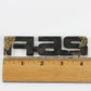 Vintage Chevy Celebrity 2.5 Fi Red & Black Emblem Badge 4.25"