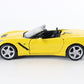 2014 Chevy Corvette Stingray Yellow Maisto 1:24 Model Car