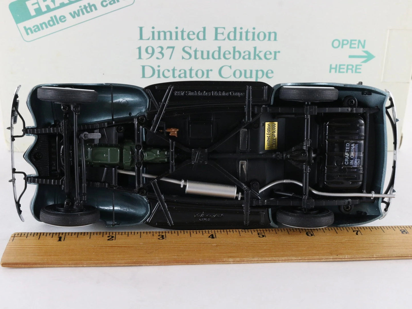 1937 Studebaker Dictator Coupe Blue Danbury Mint 1:24 Diecast Model 1959/5000