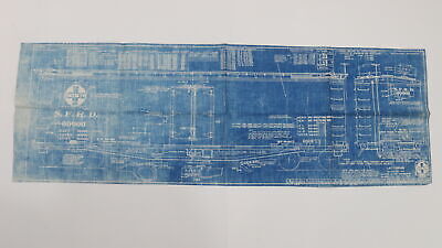 Santa Fe refrigerator car blueprint 1926