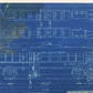 Milwaukee Electric Plan & Elevation Twin Coach TRS 164-173 Blueprint 1949 10.75"