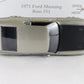 1971 Ford Mustang Boss 351 Fastback Gray Black Danbury Mint 1:24 Diecast Model