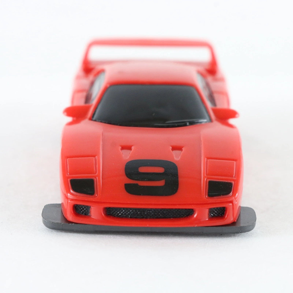 Tyco TCR Ferrari F40GT Red Black Slotless HO Slot Car NICE, WORKING