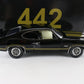 1970 Oldsmobile 442 ACME 1:18 Diecast Black & Gold Model Car 15342 LE of 350