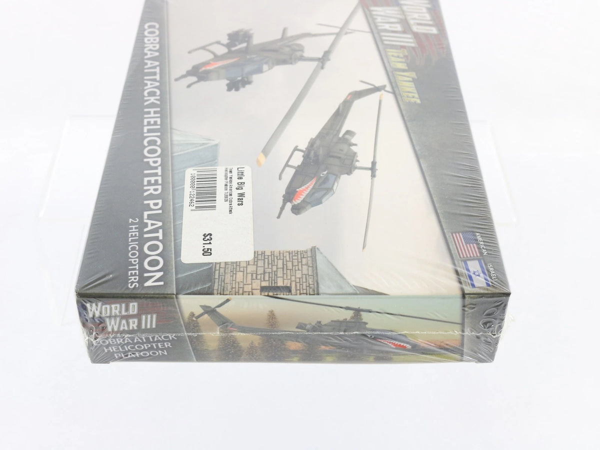 Cobra Attack Helicopter Platoon WW3 American Israeli Team Yankee 1:100 Sealed