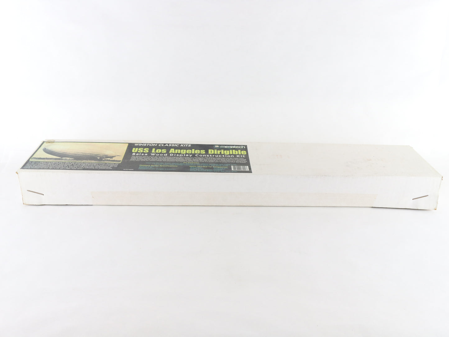 USS Los Angeles Dirigible Balsa Wood Contruction Blimp 24" Kit Megatech MTC7002