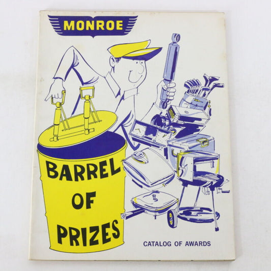 Monroe Shock Absorbers Barrel Of Prizes Vintage Home Catalog Of Awards