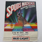 Vintage Spuds Mackenzie Original Party Animal 1987 Calendar Bud Light E&w Dist