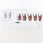 Dept 56 Heritage Village Yeomen Of The Guard Set Of 5 Porcelain Figures 58397