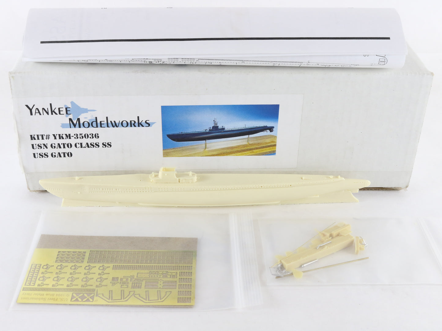 USS Gato USN Class SS Yankee Modelworks 1:350 YKM-35036 Resin Kit
