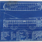 Milwaukee Electric Plan & Elevation Cars 900-924 Trolley Blueprint 1927 11"