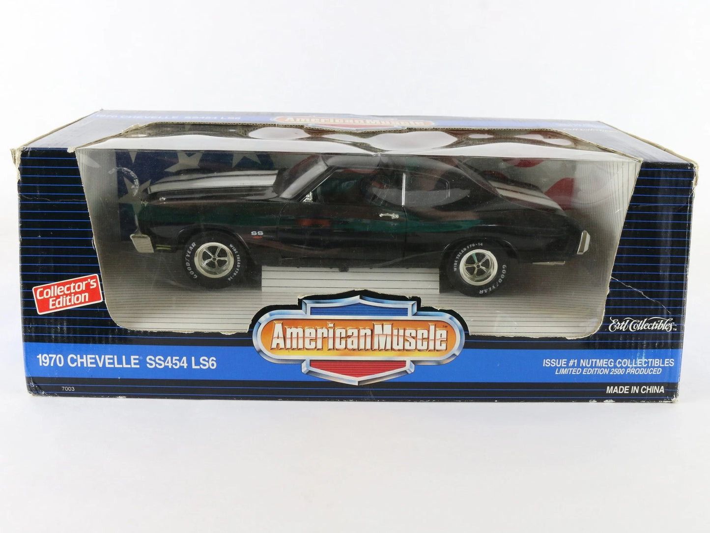 1970 Chevy Chevelle SS 454 LS6 Black American Muscle ERTL 1:18 1 Of 2500 7003