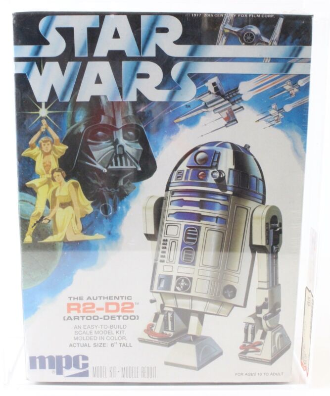 R2-D2 Vintage 1977 Star Wars Kit MPC 1-1912 AFA Graded 85 NM+