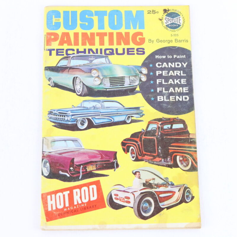 Custom Painting Techniques Spotlite Books 525 Vintage Hot Rod Magazine 1962