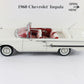 1960 Chevrolet Impala Convertible White Red Danbury Mint 1:24 Diecast Model