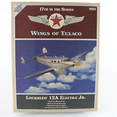 Lockheed 12A Electra Jr Wings of Texaco coin bank airplane vintage model