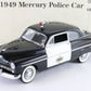 1949 Mercury Police Cruiser Black White Danbury Mint 1:24 Diecast Model