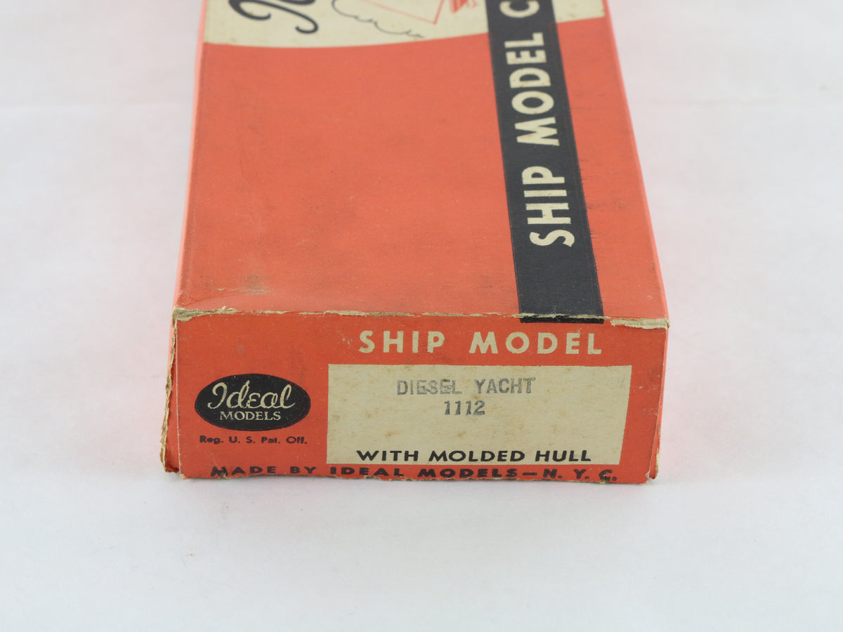 Diesel Yacht Ideal Models 1112 Vintage Wood Ship Kit
